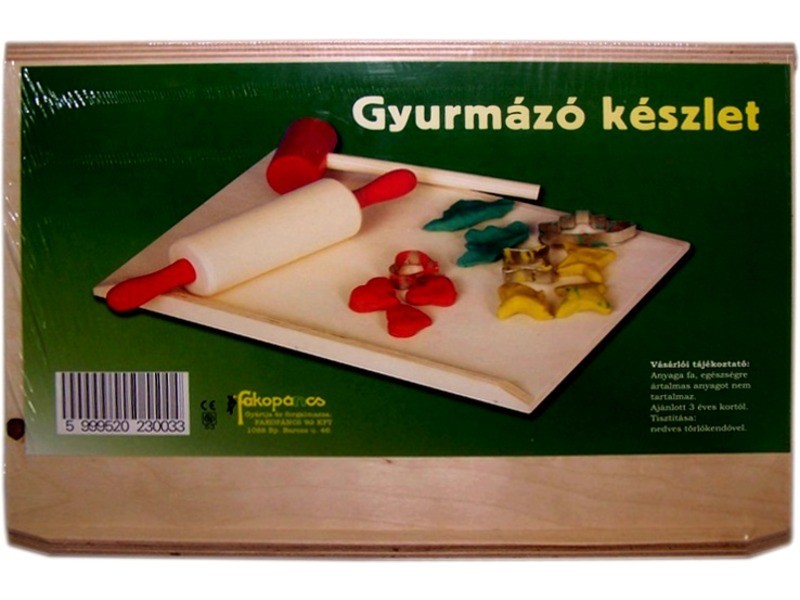 Gyurmázó 6 darabos készlet - eszközök