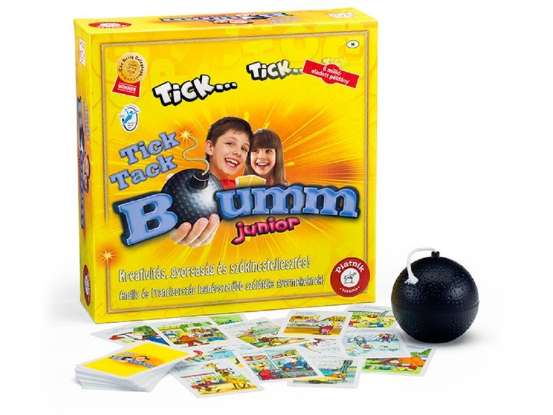 Tick Tack bumm Junior - doboz, kártyák és időmérő