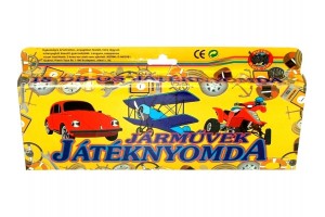 Járművek nyomdakészlet – 18 db bélyegző