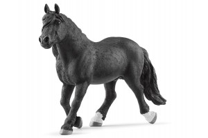 Schleich Noriker csődör – fekete hegyi ló figura