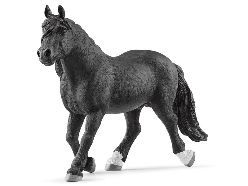 Schleich Noriker csődör – fekete hegyi ló figura