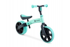 Y Velo Junior futóbicikli zöld - defektmentes kerekek