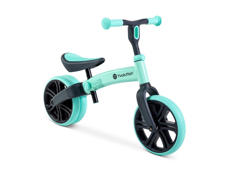 Y Velo Junior futóbicikli zöld - defektmentes kerekek