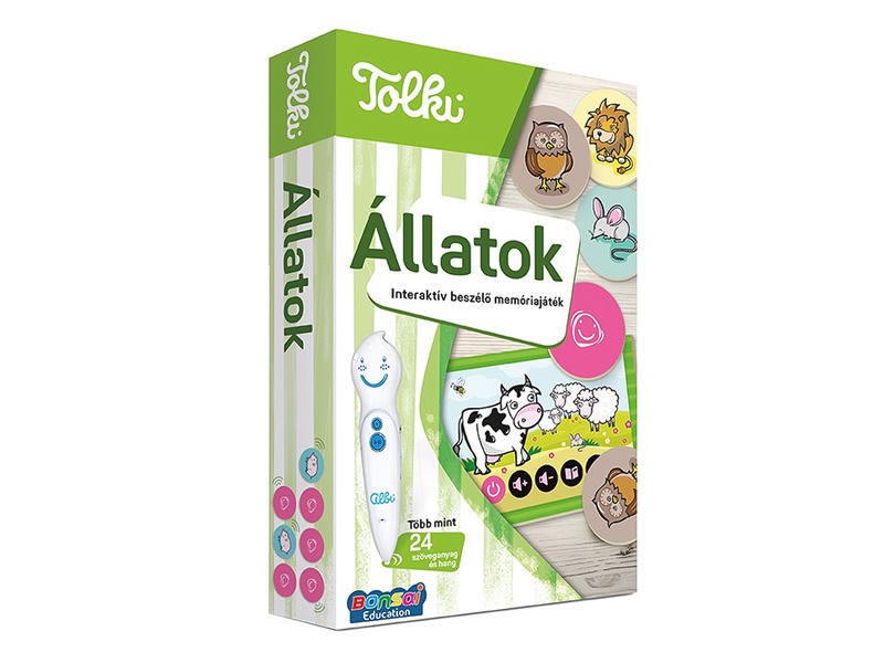 Tolki memóriajáték: Állatok — borítókép