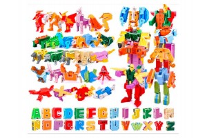 Betű-former 26 féle mini építőjáték