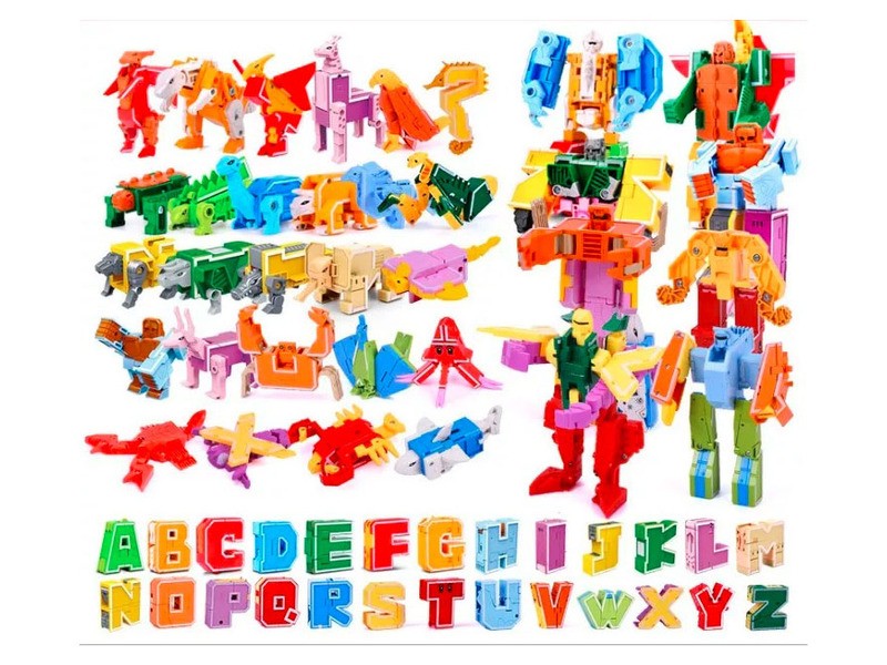 Betű-former 26 féle mini építőjáték