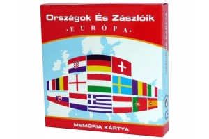 Európa országai és zászlói - memóriakártya