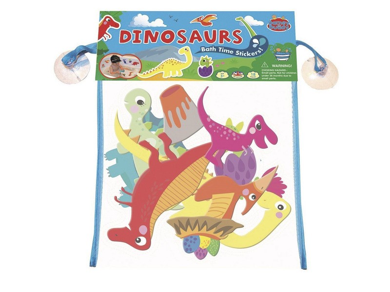 Dínós habszivacs fürdőjáték – csempére tapasztható