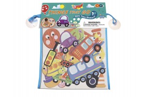 Tapassz a csempére! Járművek - habszivacs fürdőjáték