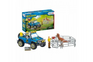 Schleich terepjáró Gigantosaurusszal és kiegészítőkkel