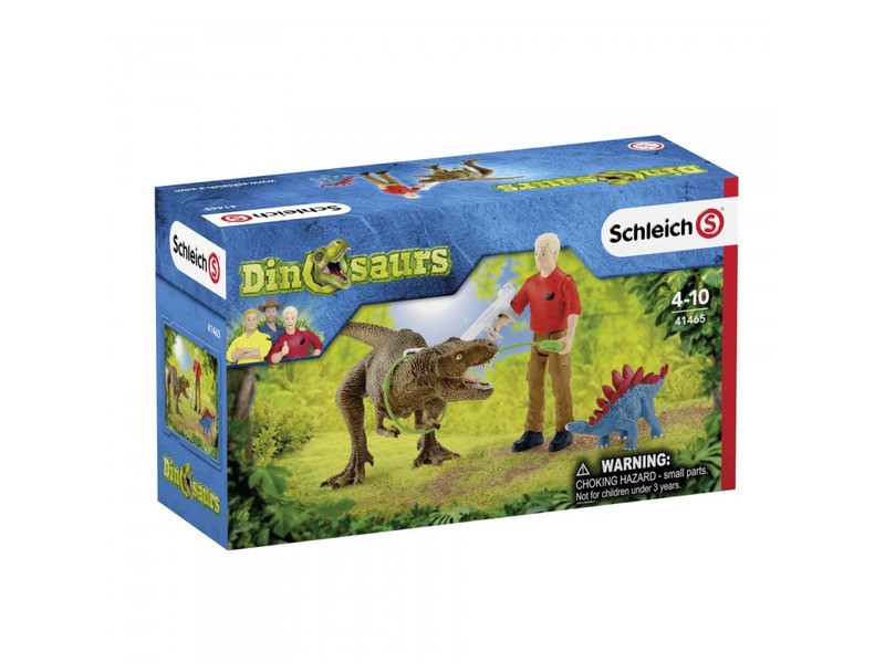 Schleich T-Rex dinoszaurusz figura - támadás