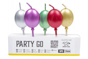 Lufi tortagyertya szett 5 db, 7,5 cm