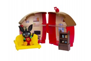 Bing mini házszett – nyitható házikó, figura és bútorok