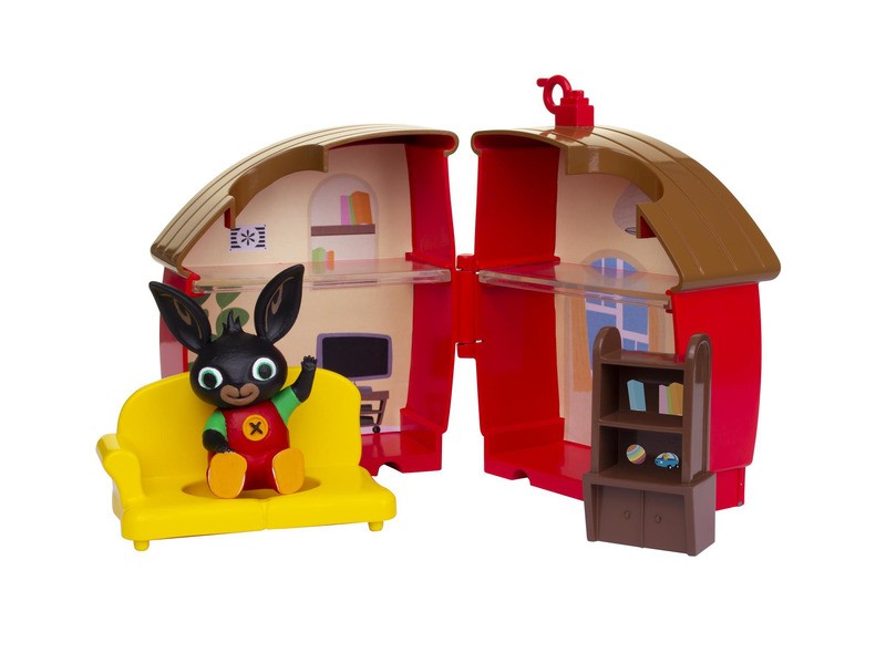 Bing mini házszett – nyitható házikó, figura és bútorok