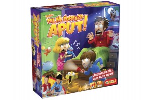 Fel ne ébreszd aput társasjáték – játéktábla és alvó apuka figura