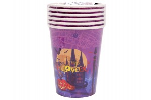 Halloween papír pohár 250 ml - 6 db
