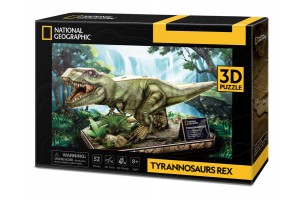 CubikFun 3D T-Rex puzzle – 52 darab
