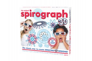 Spirográf 3D készlet – színes mandalák és 3D szemüveg