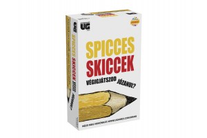 Spicces Skiccek – rajzolós és találgatós társasjáték doboza