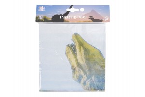 Dino mintás papír szalvéta 10 db, 33x33 cm