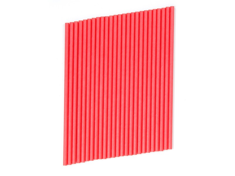 Papír szívószál 25 db, 20 cm - több szín