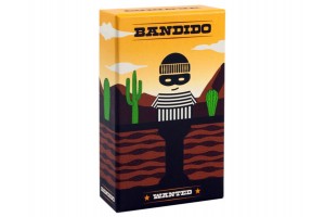 Bandido társasjáték — doboz és kártyák