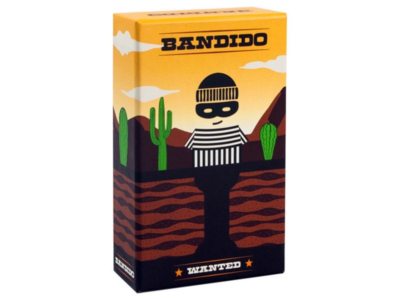 Bandido társasjáték — doboz és kártyák