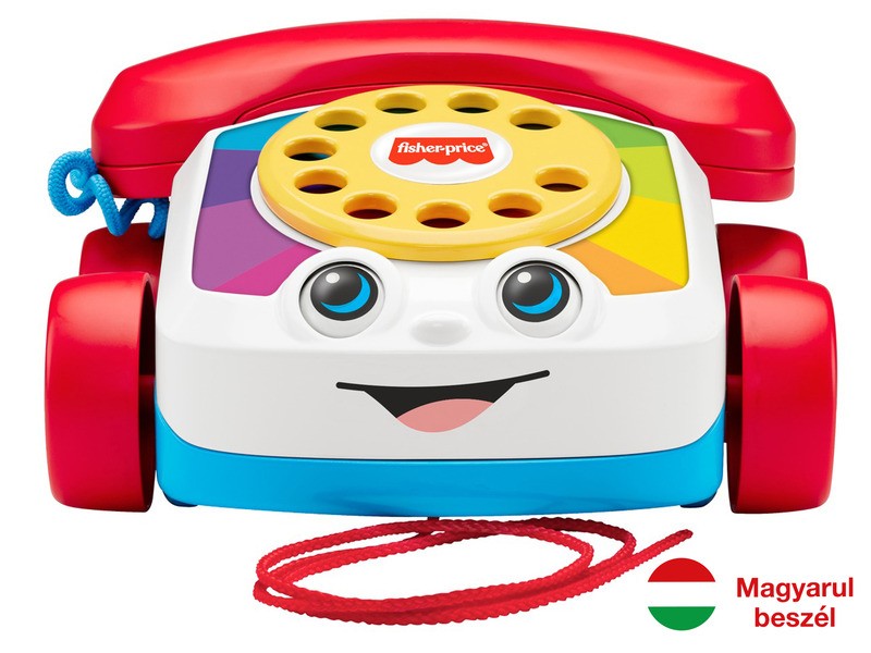 Fisher-Price fecsegő telefon - piros