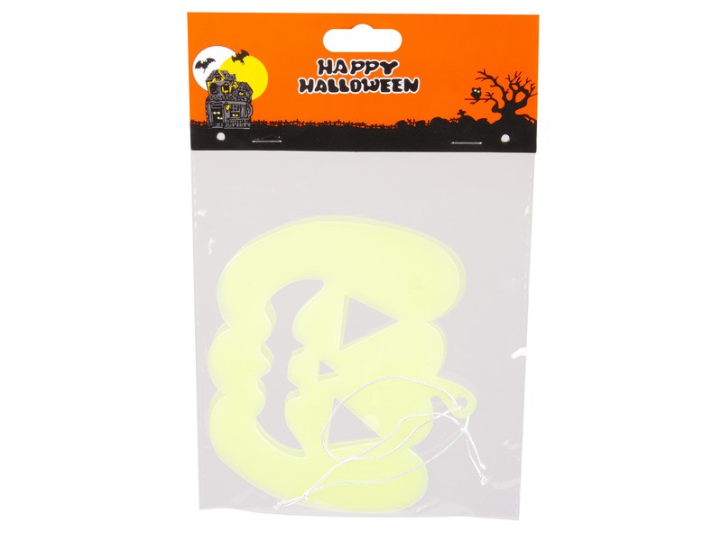 Halloween világító tök - 2 db dekoráció