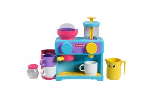 Tomy Habkávézó fürdőjáték készlet bögrékkel és kávéfőzővel