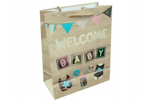 Welcome Baby papírtasak 26x32 cm