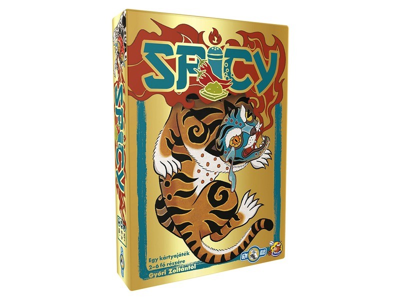 Spicy társasjáték — blöffölős kártyajáték, 110 lap