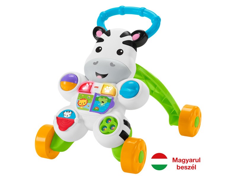 Fisher-Price Zebra járássegítő - tologatható bébijáték