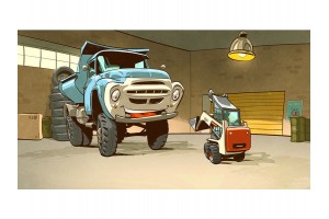 Ármányos Bobcat és Markoló Márk diafilm borító