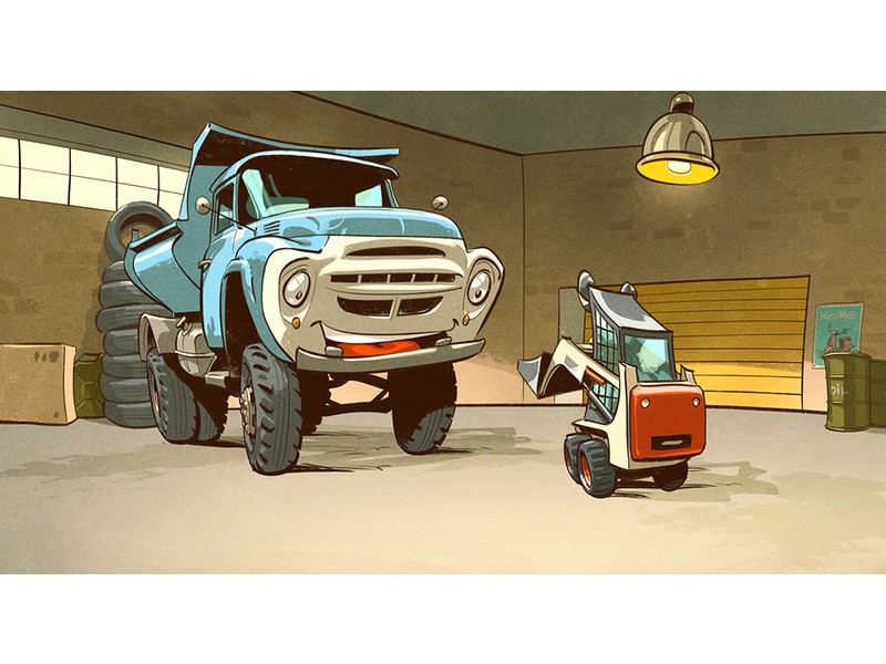 Ármányos Bobcat és Markoló Márk diafilm borító