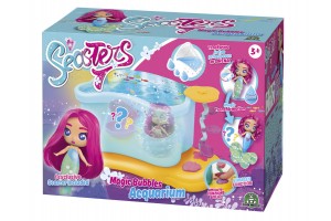 Seasters buborék akvárium - sellőbaba és karkötő