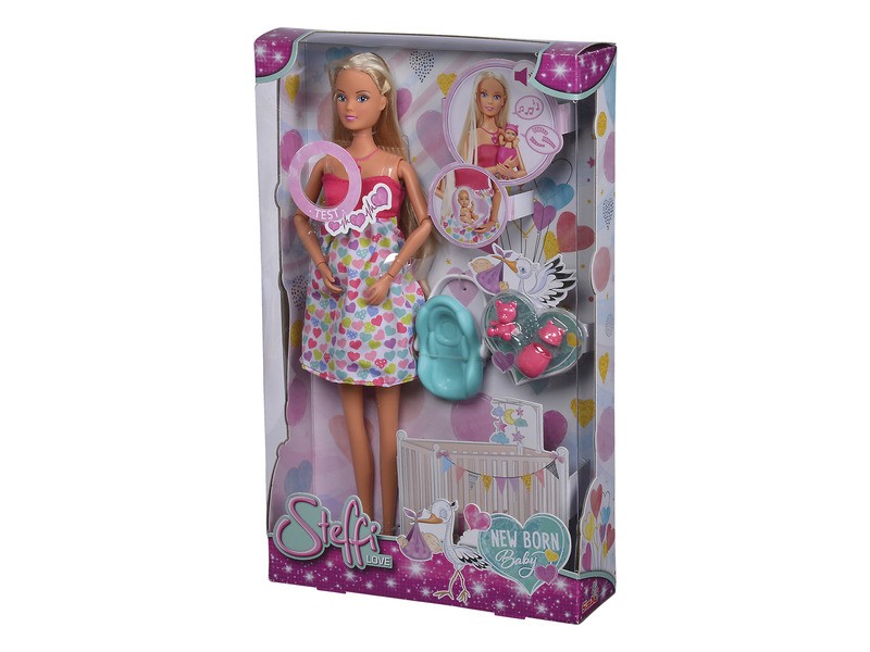 Steffi Love újszülött szett babával és kiegészítőkkel