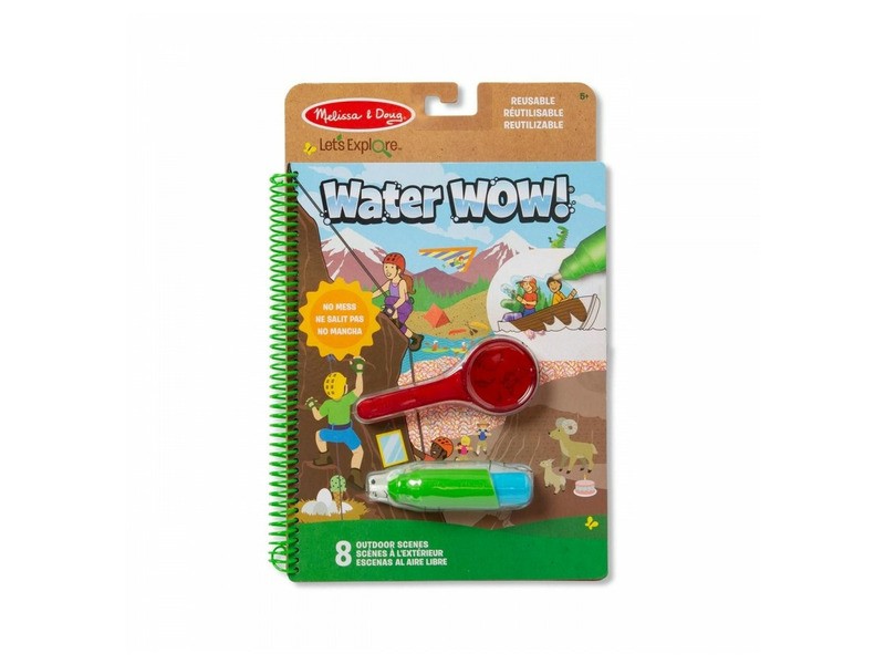 M&D Rajzolás vízzel deluxe - 8 újrafesthető lap