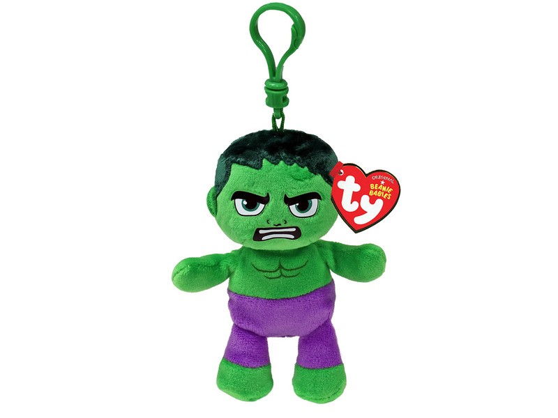 HULK Beanie Babies clip plüss 8,5 cm