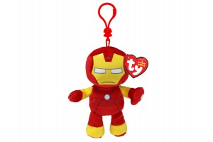 Beanie Babies IRON MAN plüss clip 8,5 cm