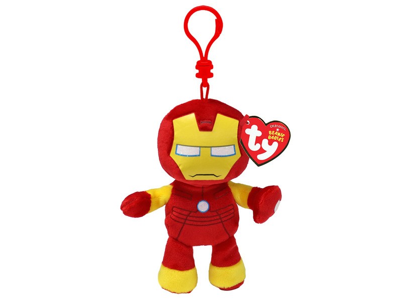 Beanie Babies IRON MAN plüss clip 8,5 cm