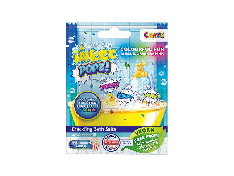 Inkee Vegan Popz popcorn illatú fürdősó csomag