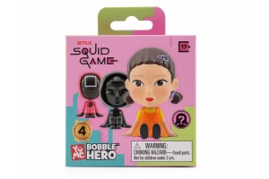 Squid Game Bobble Hero 7 cm meglepetés figura