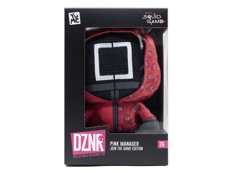 Squid Game Masked Manager plüss - ablakos díszdobozban