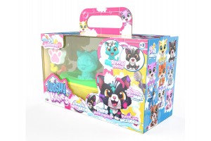 Pancsoló cicusok Cirmi fürdőkádas játék