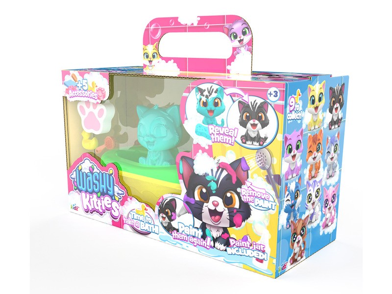 Pancsoló cicusok Cirmi fürdőkádas játék