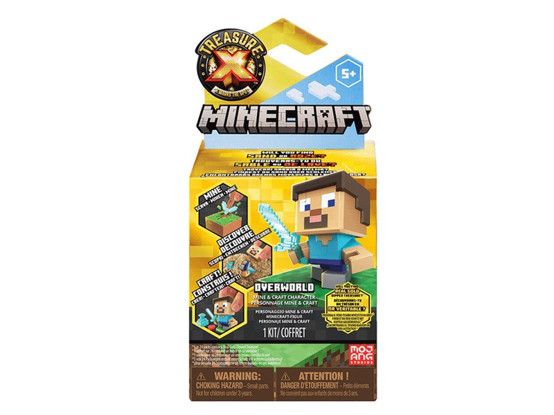 Minecraft Overworld figurák - Treasure X csomag