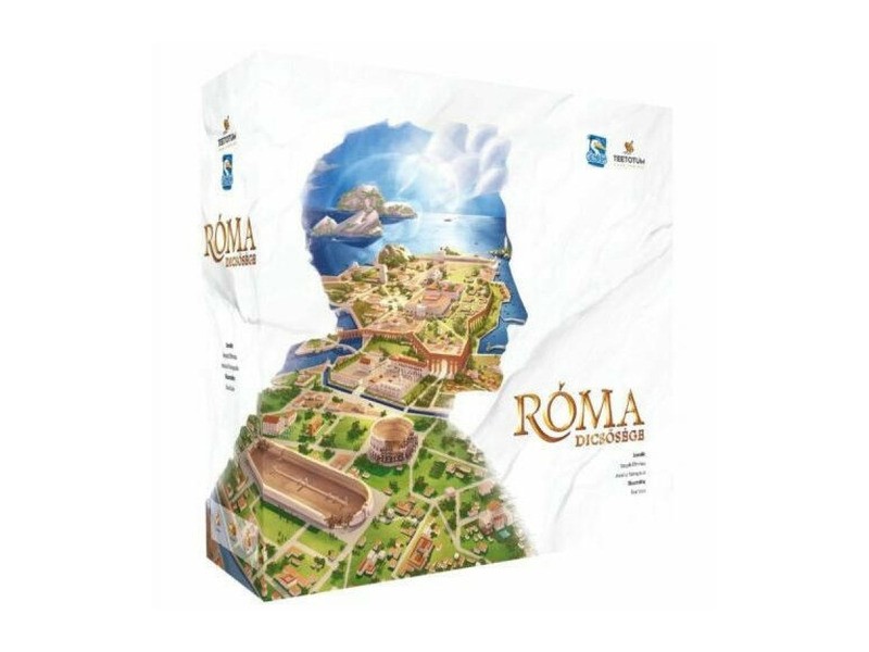 Róma dicsősége - doboz és játékelemek