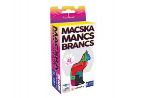 Macska Mancs Brancs társasjáték - 48 feladvány, 12 cica