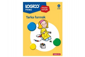 LOGICO Primo - Tarka formák, 16 kártya és keret